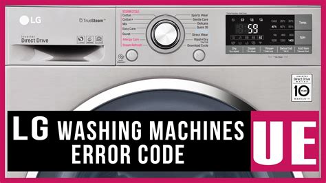 lg washer code ue|Lave